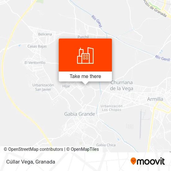 Cúllar Vega map