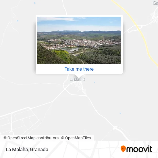 La Malahá map