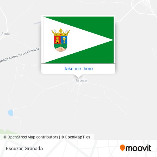 Escúzar map