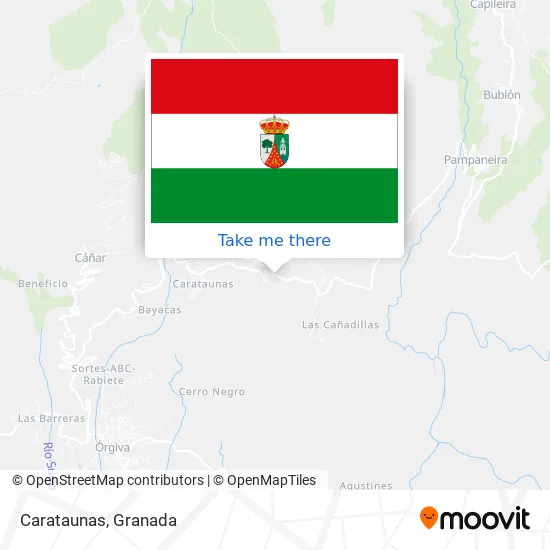Carataunas map