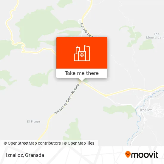 Iznalloz map