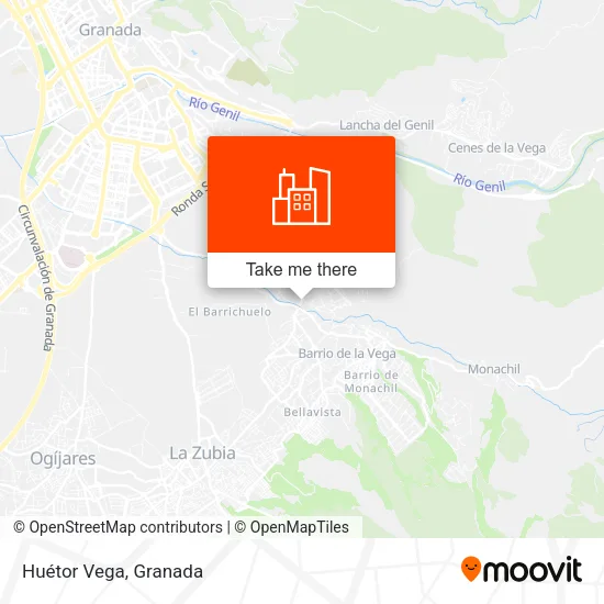 Huétor Vega map