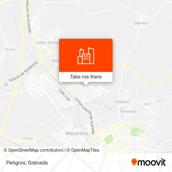 Peligros map