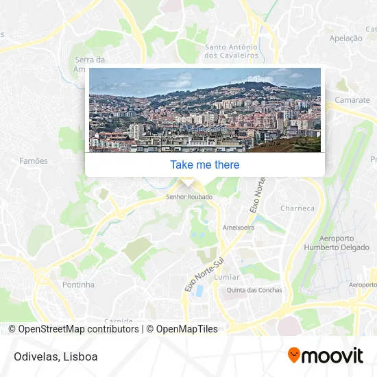 Odivelas map