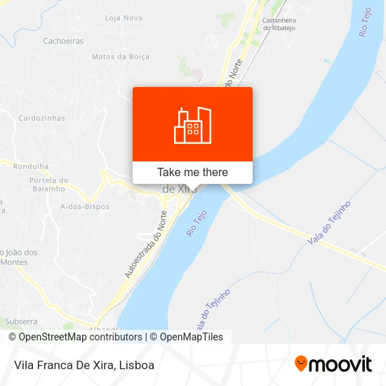 Vila Franca De Xira map
