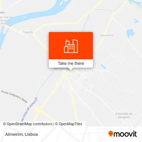 Almeirim map