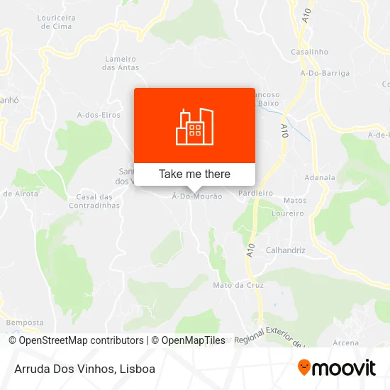 Arruda Dos Vinhos map