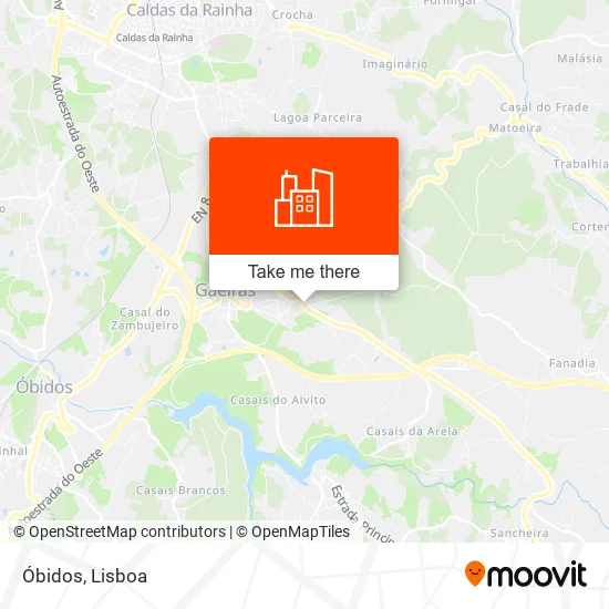 Óbidos map