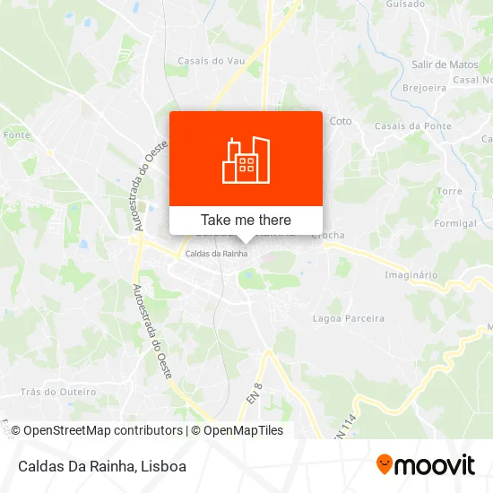 Caldas Da Rainha map