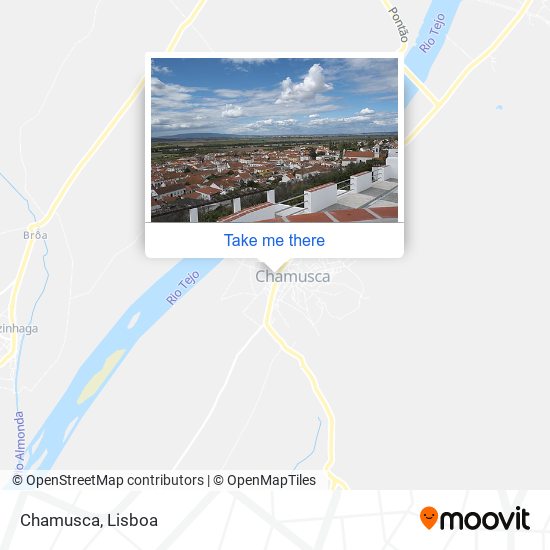 Chamusca mapa