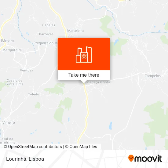 Lourinhã map