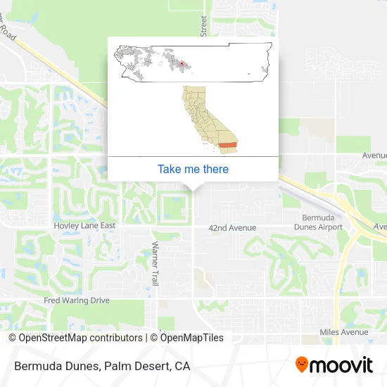 Bermuda Dunes map