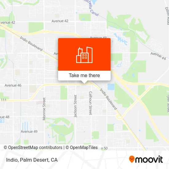 Indio map