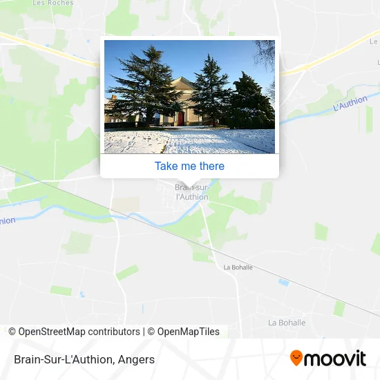 Brain-Sur-L'Authion map
