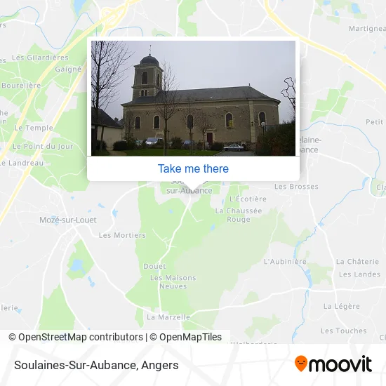 Soulaines-Sur-Aubance map