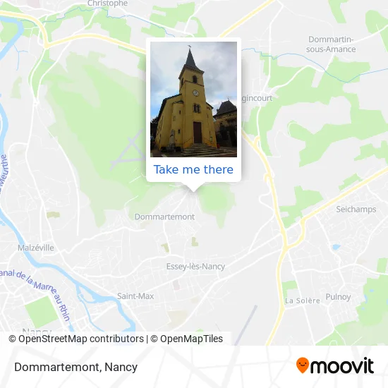 Dommartemont map