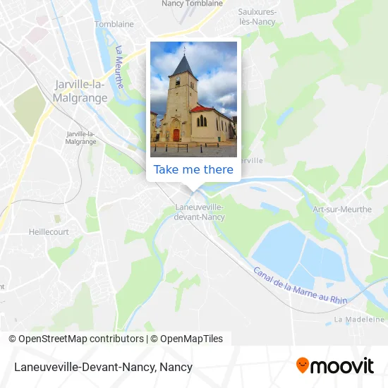 Laneuveville-Devant-Nancy map