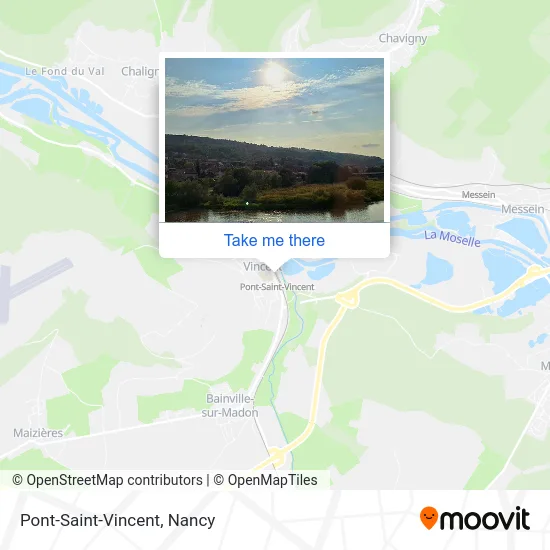 Pont-Saint-Vincent map
