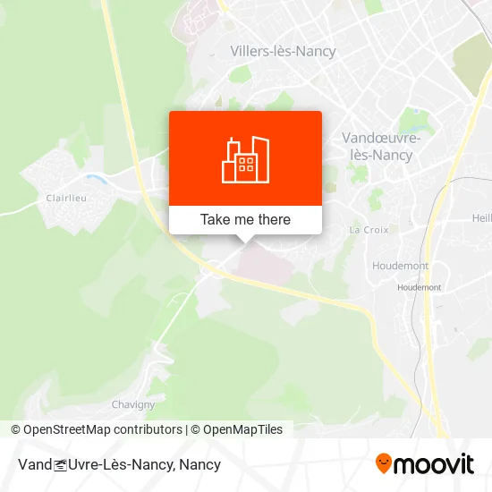 VandUvre-Lès-Nancy map