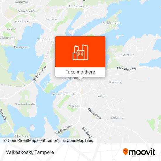 Valkeakoski map