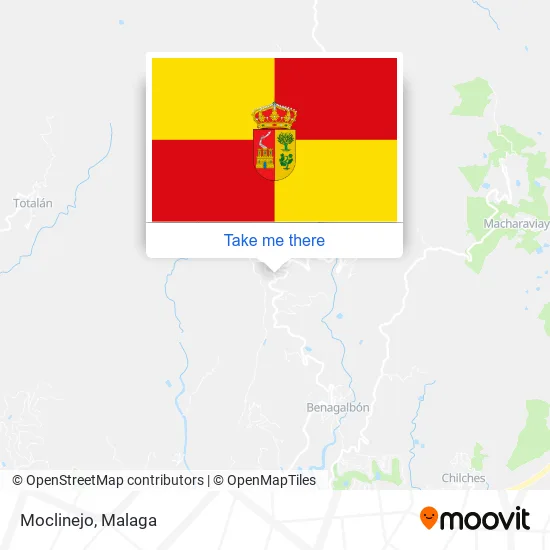 Moclinejo map