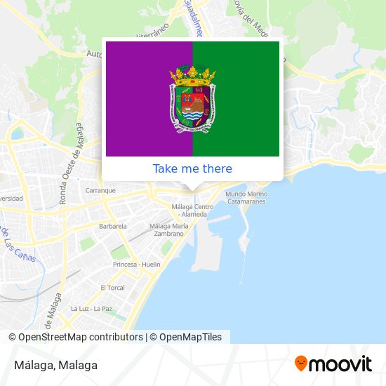 mapa Málaga