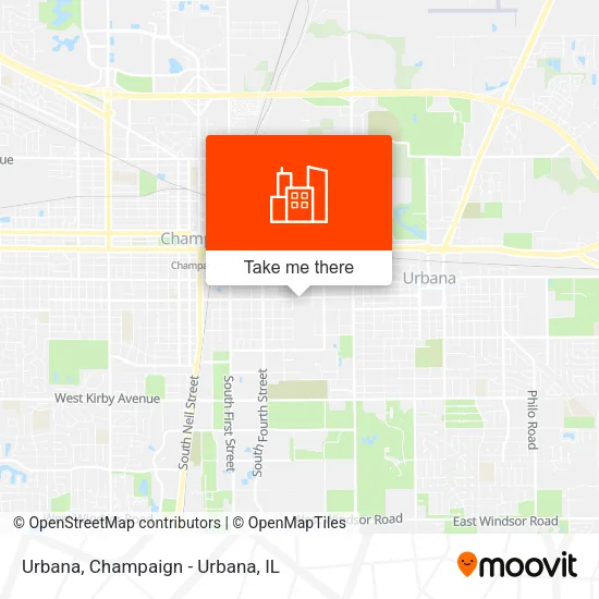 Urbana map