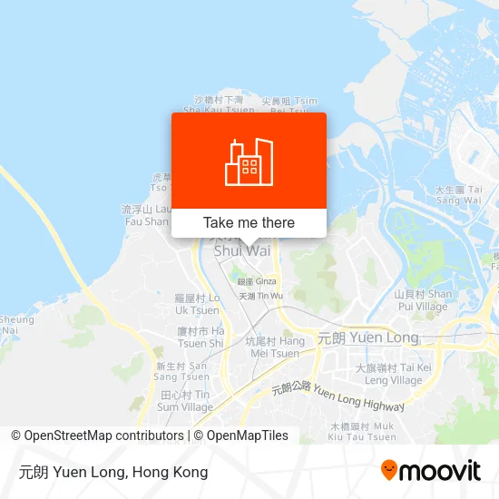 元朗 Yuen Long map