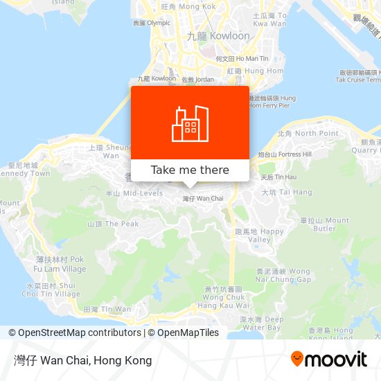灣仔 Wan Chai map