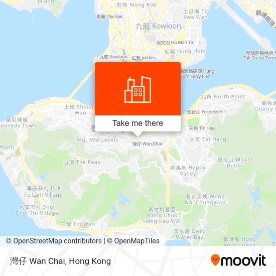 灣仔 Wan Chai map