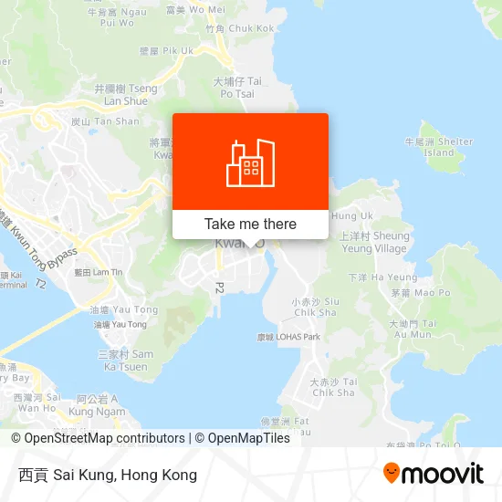 西貢 Sai Kung map