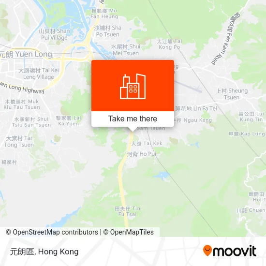 元朗區 map