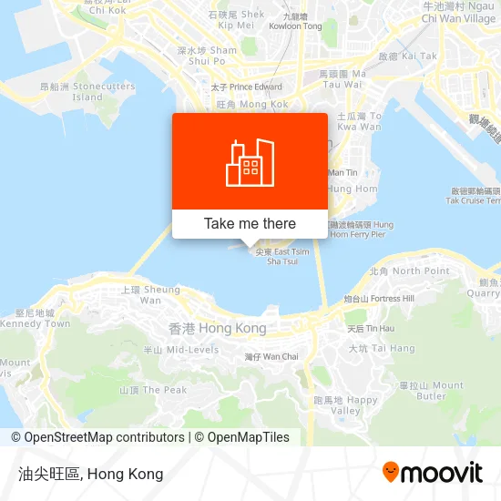 油尖旺區 map