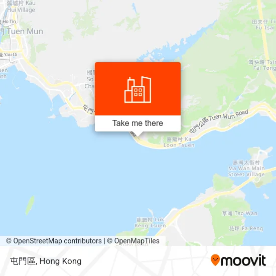 屯門區 map