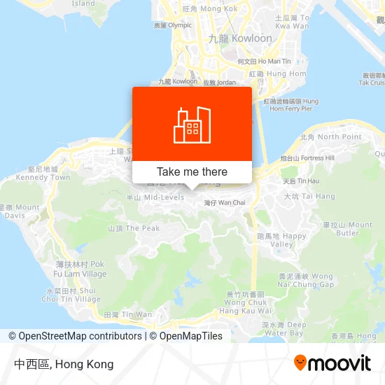 中西區 map