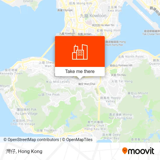 灣仔 map