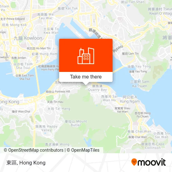 東區 map