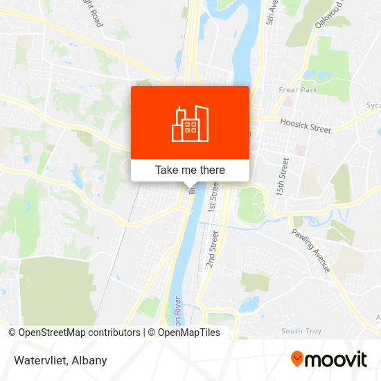 Watervliet map