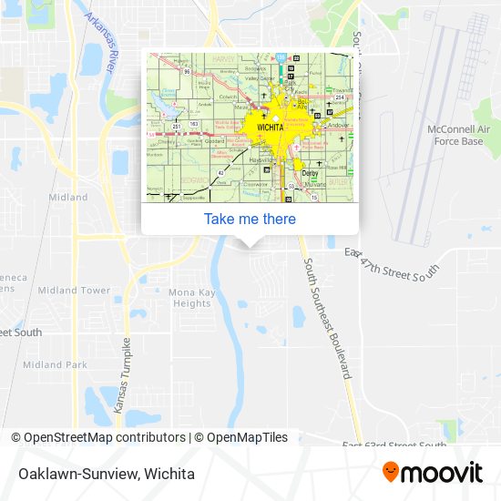 Mapa de Oaklawn-Sunview