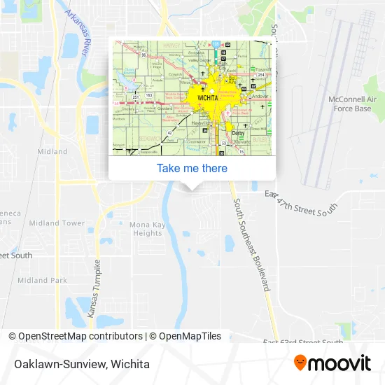 Oaklawn-Sunview map