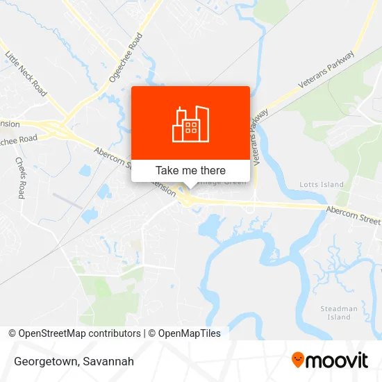 Georgetown map