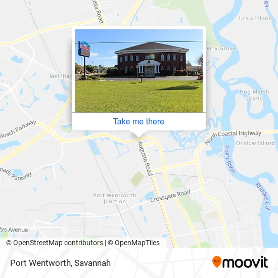 Port Wentworth map