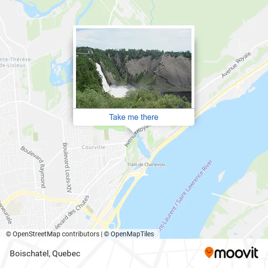 Boischatel map