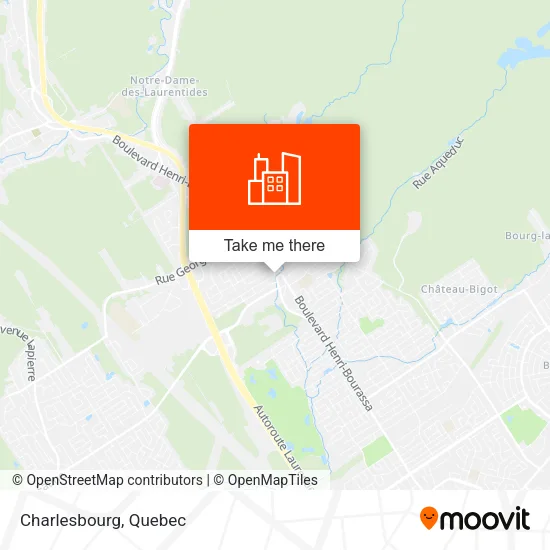 Charlesbourg map