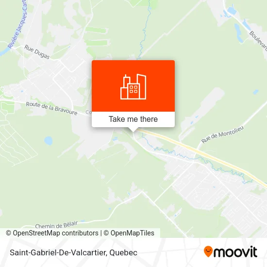 Saint-Gabriel-De-Valcartier map
