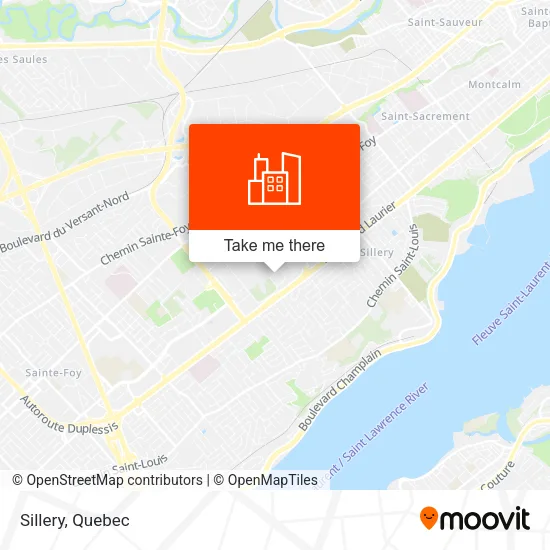 Sillery map
