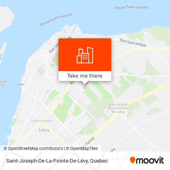 Saint-Joseph-De-La-Pointe-De-Lévy map