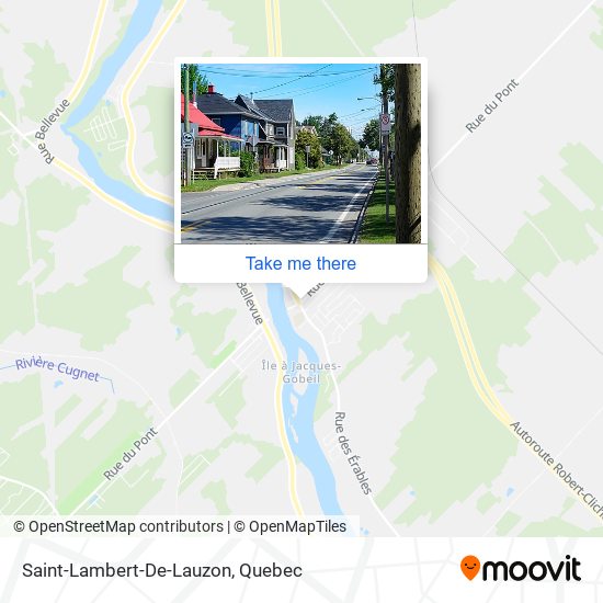 Saint-Lambert-De-Lauzon map