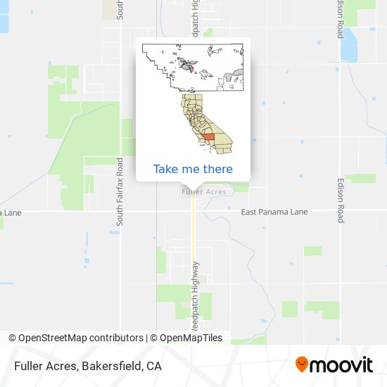 Fuller Acres map