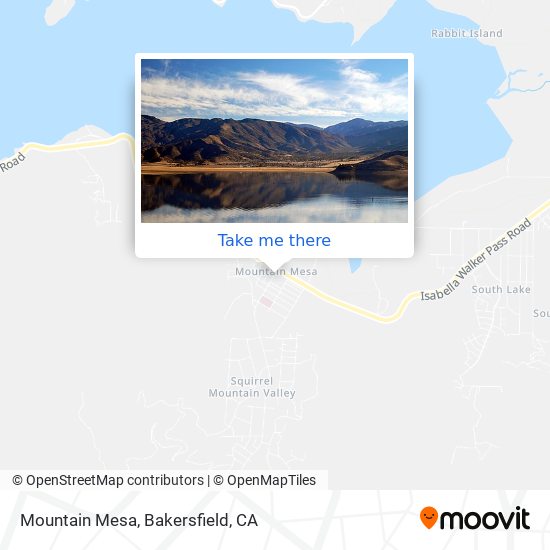 Mountain Mesa map